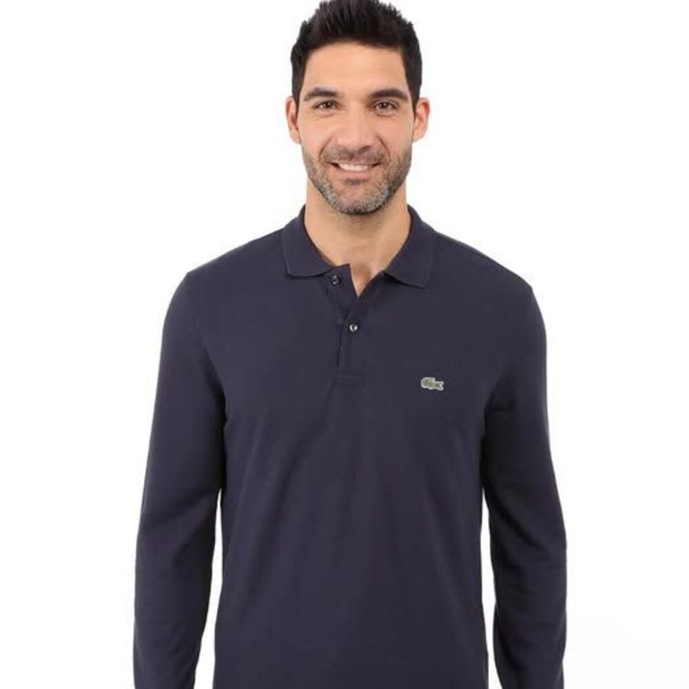 Lacoste Long Sleeve Polo Shirt size Small